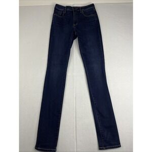 Raleigh Denim Haywood Skinny Jeans Women's Size 27 Fits 26x34 Indigo Blue